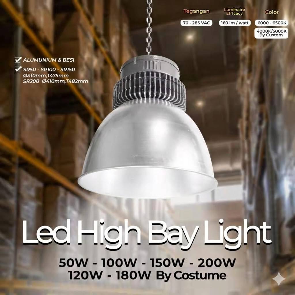 Lampu LED HighBay SR untuk Pabrik